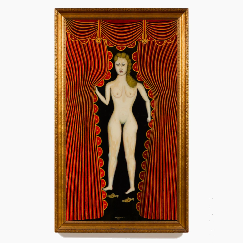 Morris Hirshfield's Nude at the Window (Hot Night in July), 1941