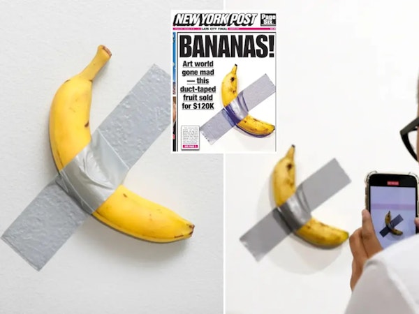 THIS BANANA ART SOLD FOR $6.2 MILLION — BUT WE DID IT OURSELVES FOR JUST $5.75