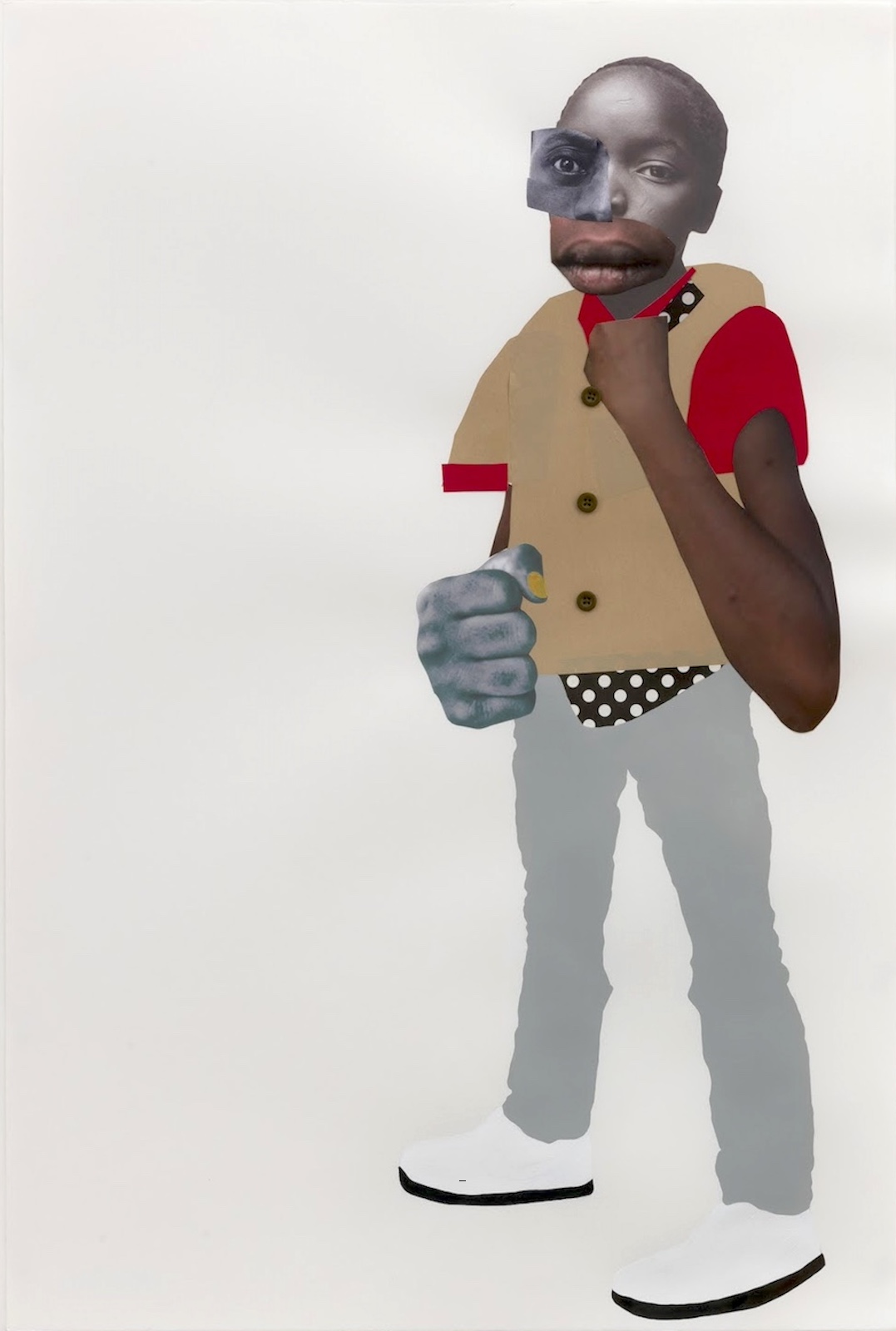Deborah Roberts' The Sky is Open, 2019